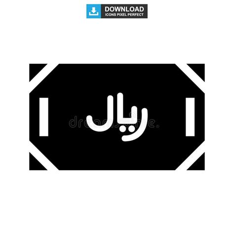 Riyal Icon or Logo Isolated Sign Symbol Vector Illustration Stock ...