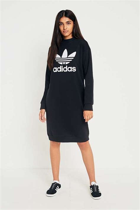 adidas Originals Trefoil Sweatshirt Dress | Womens sweatshirt dress ...