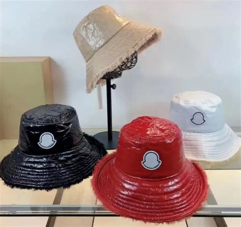 Stylish Leather Montirex Bucket Hat With Sun Proof Design And New Logo ...