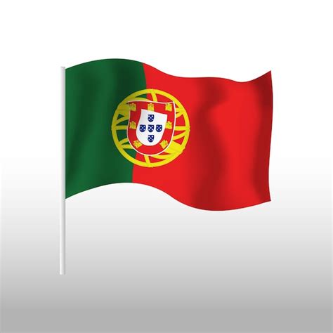 Bandera de portugal | Vector Premium