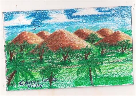 chocolate hills on crayon by blueprince312 on DeviantArt