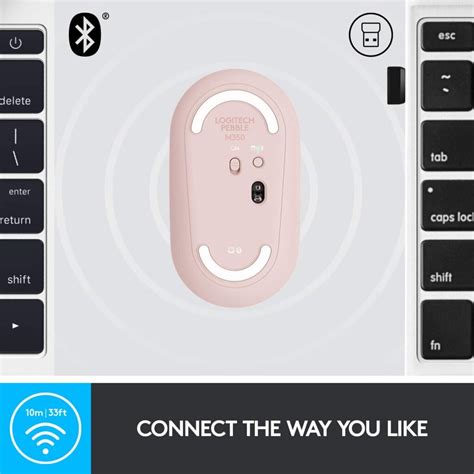 Buy now Logitech Pebble M350 (pink) wireless mouse | Computer Solution