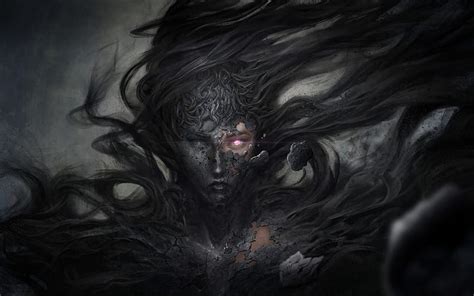 Witch demon, darkness, art, scary characters, HD wallpaper | Peakpx