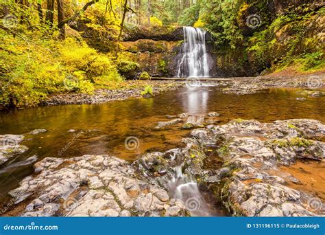 North Falls, Silver Falls State Park, Oregon Stock Image ...