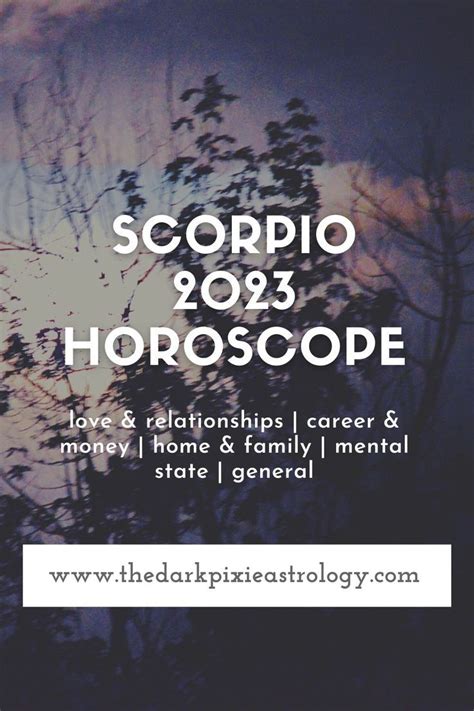 Scorpio 2023 Horoscope in 2022 | Horoscope, Astrology meaning, Yearly horoscope