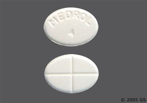 Medrol Oral Tablet 4Mg Drug Medication Dosage Information