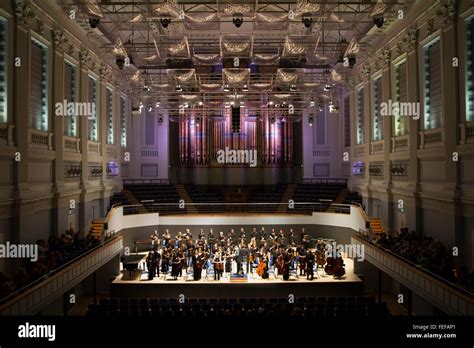 Interior of Birmingham Town Hall Stock Photo - Alamy