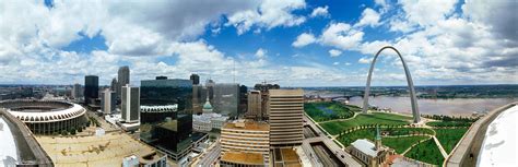 Buildings In A City, Gateway Arch, St Photograph by Panoramic Images ...