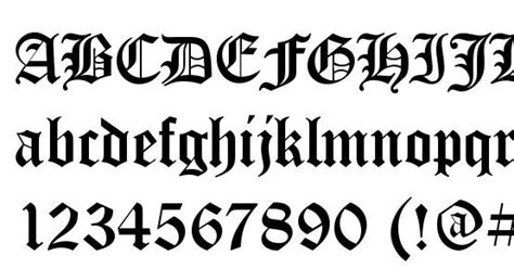 ST Old English Font Download Free / LegionFonts