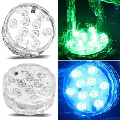 Remote Control Fishing Underwater LED Light For Fountains Submersible LED Waterproof Pool Light ...