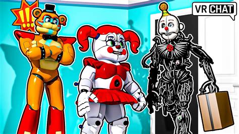 Ennard MOVES IN with Glamrock Freddy and Circus Baby in VRCHAT - YouTube