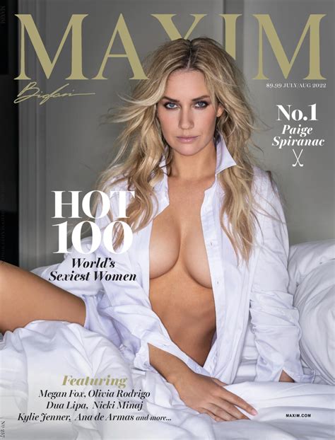 Paige Spiranac Reveals 'Huge' Career Change After Maxim Hot 100 Cover ...