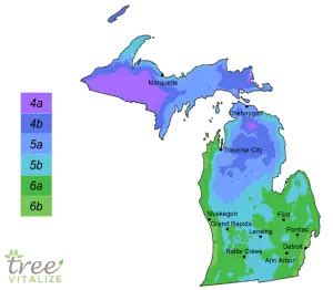 Planting Zones Michigan - Hardiness, Gardening & Climate Zone