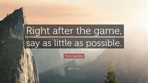 Tom Landry Quotes (25 wallpapers) - Quotefancy