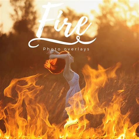 35 Fire overlays Photoshop Overlay Flames Flame overlays | Etsy