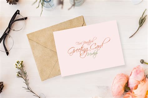 Free Greeting Card Mockup — Free Mockup World