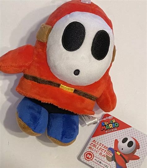 Nintendo Mario Bros. Shy Guy Plush Doll Red 7 | Etsy