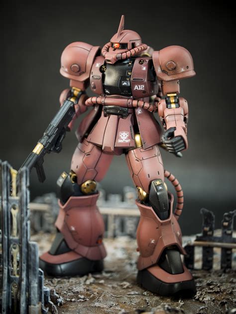 Bandai 1/144 HG MS-06S Zaku 2 [Char Aznable Origin Ver.] – It is a Gunpla!