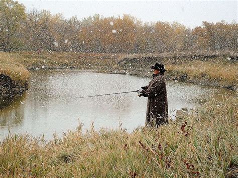 A calm snowy fishing day | Fishing trip, Fish tales, Places to go