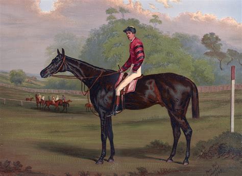 Jockey On Racehorse Painting Free Stock Photo - Public Domain Pictures