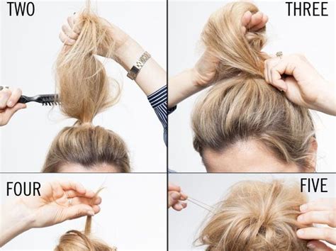 Messy & Classy Chignon | Thin hair updo, Messy bun thin hair, Easy everyday hairstyles