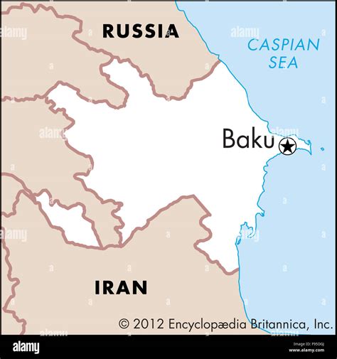 Baku azerbaijan maps cartography geography baku hi-res stock ...