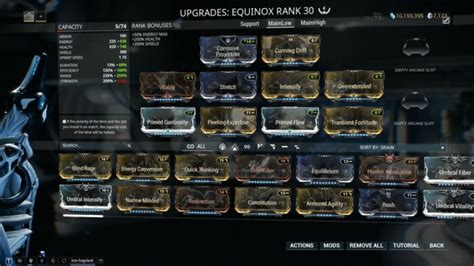 Equinox Builds Guide | Warframe-School.com