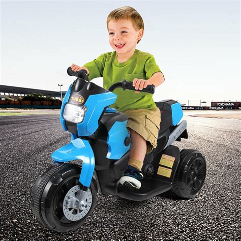 Veryke Electric Motorcycle for Kids, 6V Battery Powered 3 Wheel Kids Ride On Motorcycle, Gift ...