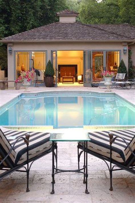 47 Outdoor Garden With Small Pool Ideas For Home | Luxury pool house ...