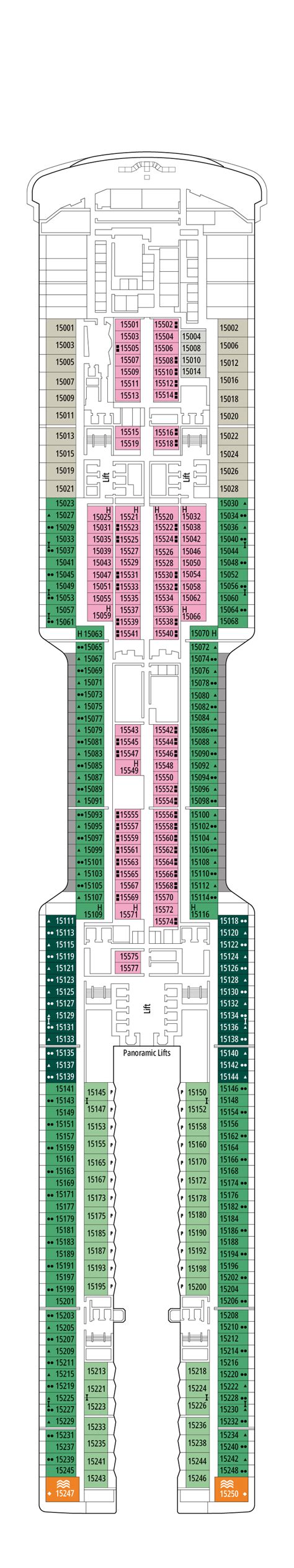 MSC World America – Deck Plans - Planet Cruise