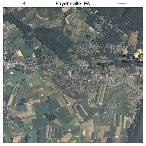 Aerial Photography Map of Fayetteville, PA Pennsylvania