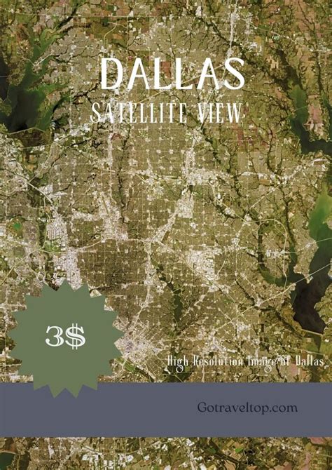 Satellite view of Dallas | Go Travel Top