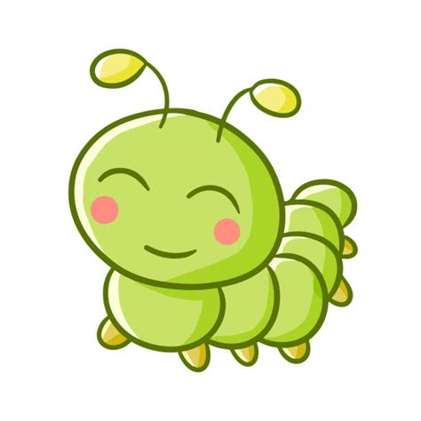 Best Cute Caterpillar Silhouette Illustrations, Royalty-Free Vector ...