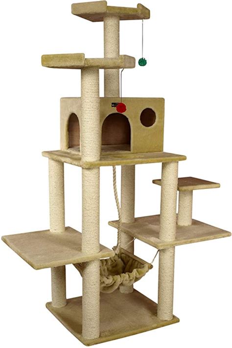 Amazon.com : Armarkat A7202 72-Inch Cat Tree, Beige : Cat Toys Black Friday : Pet Supplies | Cat ...