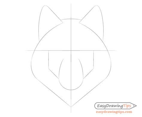 How To Draw A Wolf Furry Head