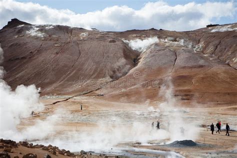 Iceland Geothermal Fumarole Stock Photo - Image of fumaroles, boil ...