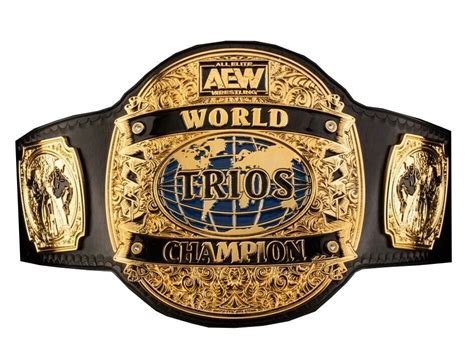 New AEW Trios World Wrestling Championship Replica Belt Adult - Etsy