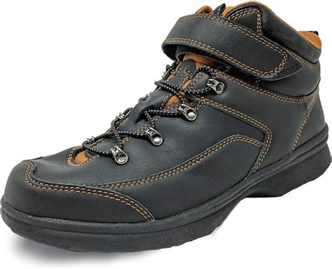 I Runner Pioneer Men's Extra Extra Wide (6E Width) Walking Shoes: Black ...