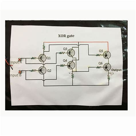 XOR Logic Gate Using Transistors – Project Hub