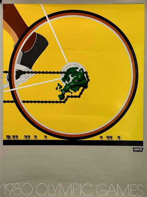 Authentic Vintage Poster | Summer Olympics, Moscow- Cycling