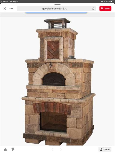 Outdoor Fireplace Pizza Oven, Outdoor Fireplace Kits, Fireplace Garden ...