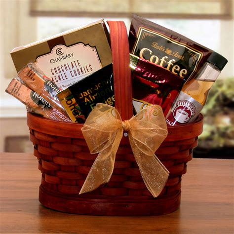 Sale! $48.00- Mini Coffee Break Gift Basket | A-Homehousing