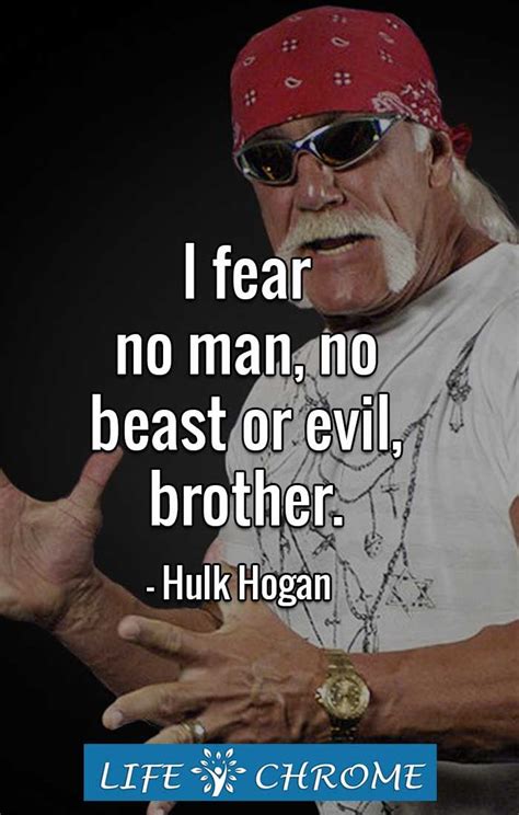 Hulk Hogan Quotes | Hulk hogan quotes, People quotes, Quotes by famous people