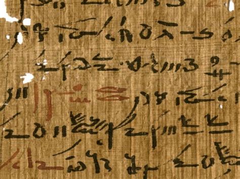 L'encre des papyrus égyptiens révèle de nouveaux secrets - Sciences et Avenir