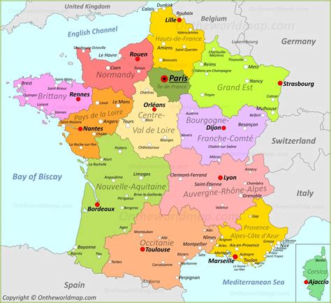 France Map | Discover France with Detailed Maps