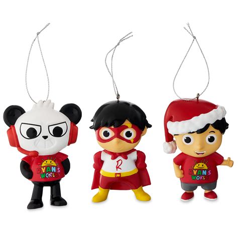 Ryan's World 3-Piece Christmas Ornament Set - Walmart.com