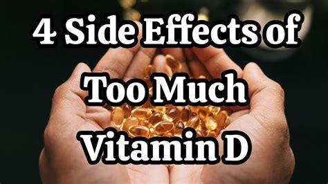 4 Side Effects of Too Much Vitamin D - YouTube