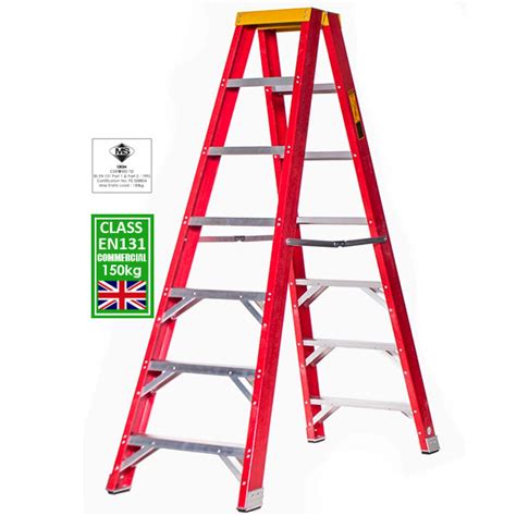 FiberGlass Step Ladder - Ladders-Online