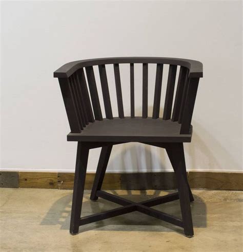 Solid wood black collection chair - handmade | Modern wooden chair ...