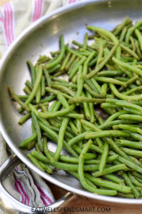 Garlic Green Beans (Easy Frozen Green Beans Recipe) - Eat Well Spend Smart